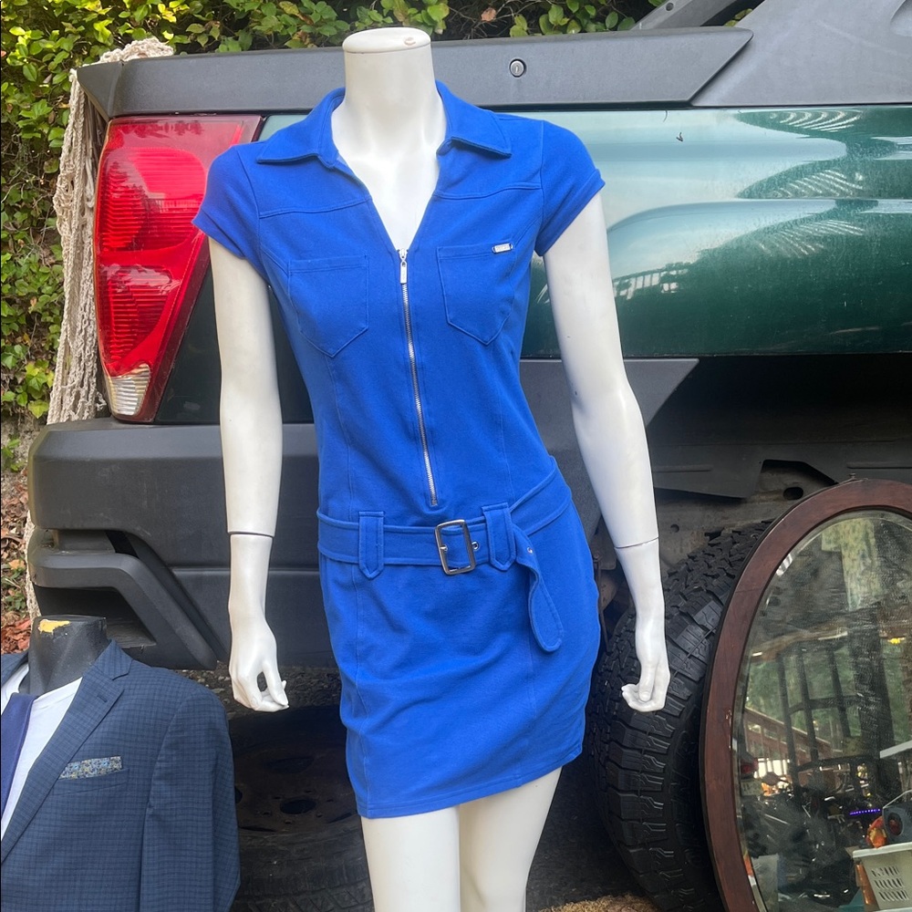 Guess Vintage Zippered Mini Dress